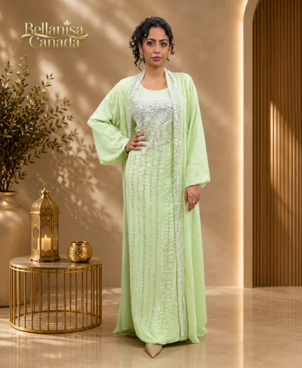 Kaftan Kuwaiti Lime Green