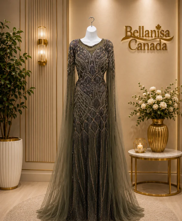 Fleur Gown Golden Khaki