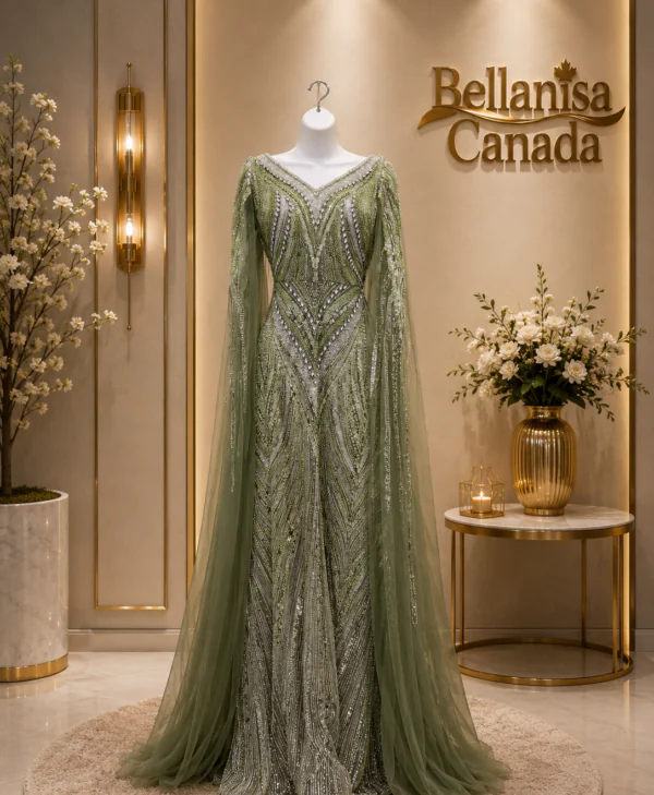 Fleur Gown Sea