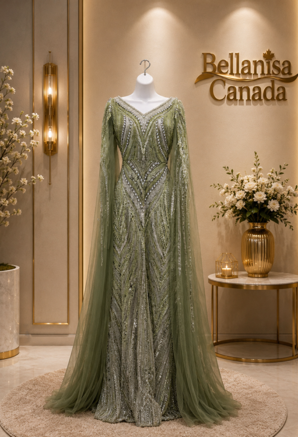 Fleur Gown Sea