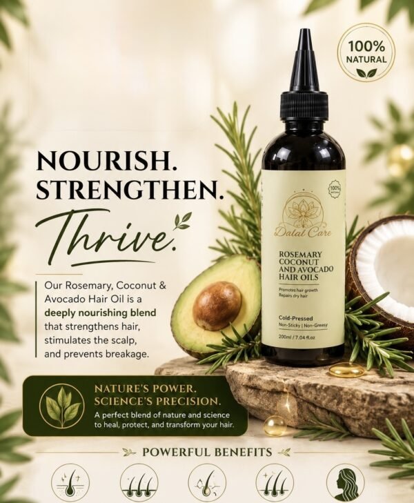 Rosemary Coconut Avocado Oil