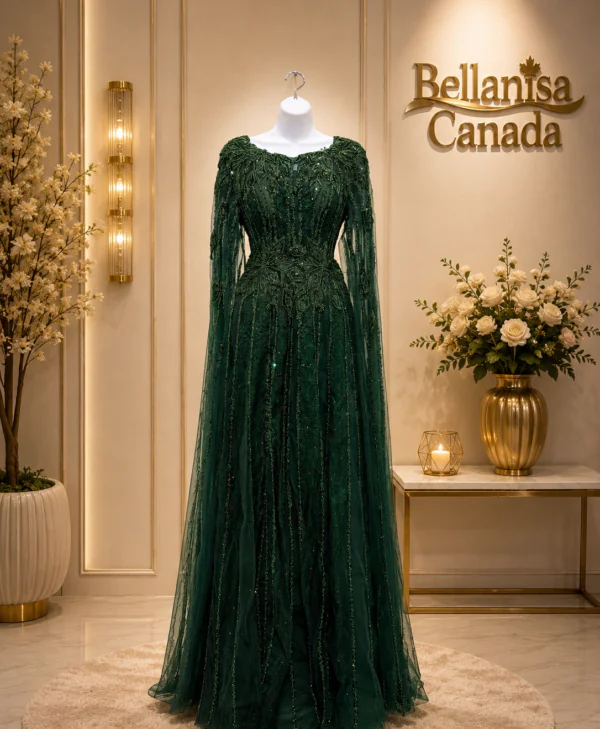 Fleur Gown Emerald