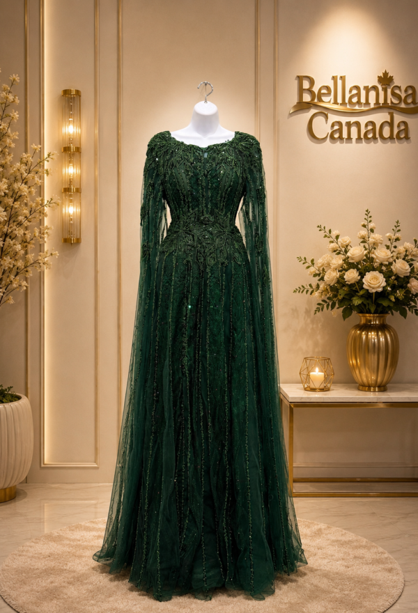 Fleur Gown Emerald
