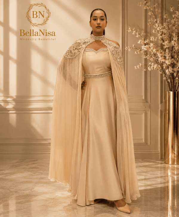 Amarai Luxe Kaftan Beige