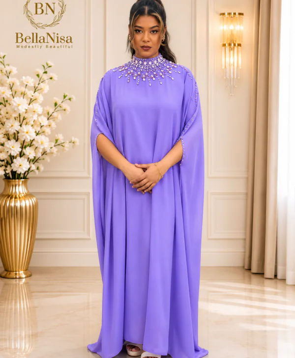 Kaftan Abaya Lavender