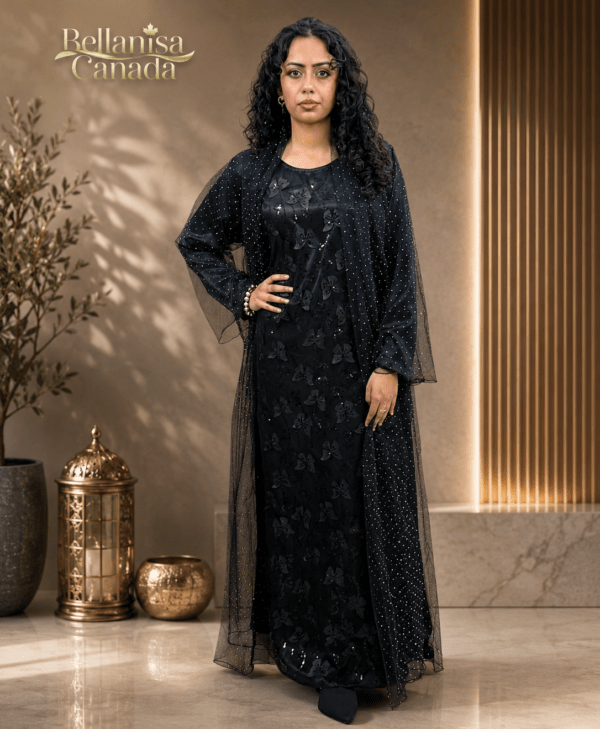 Kaftan Kuwaiti Black
