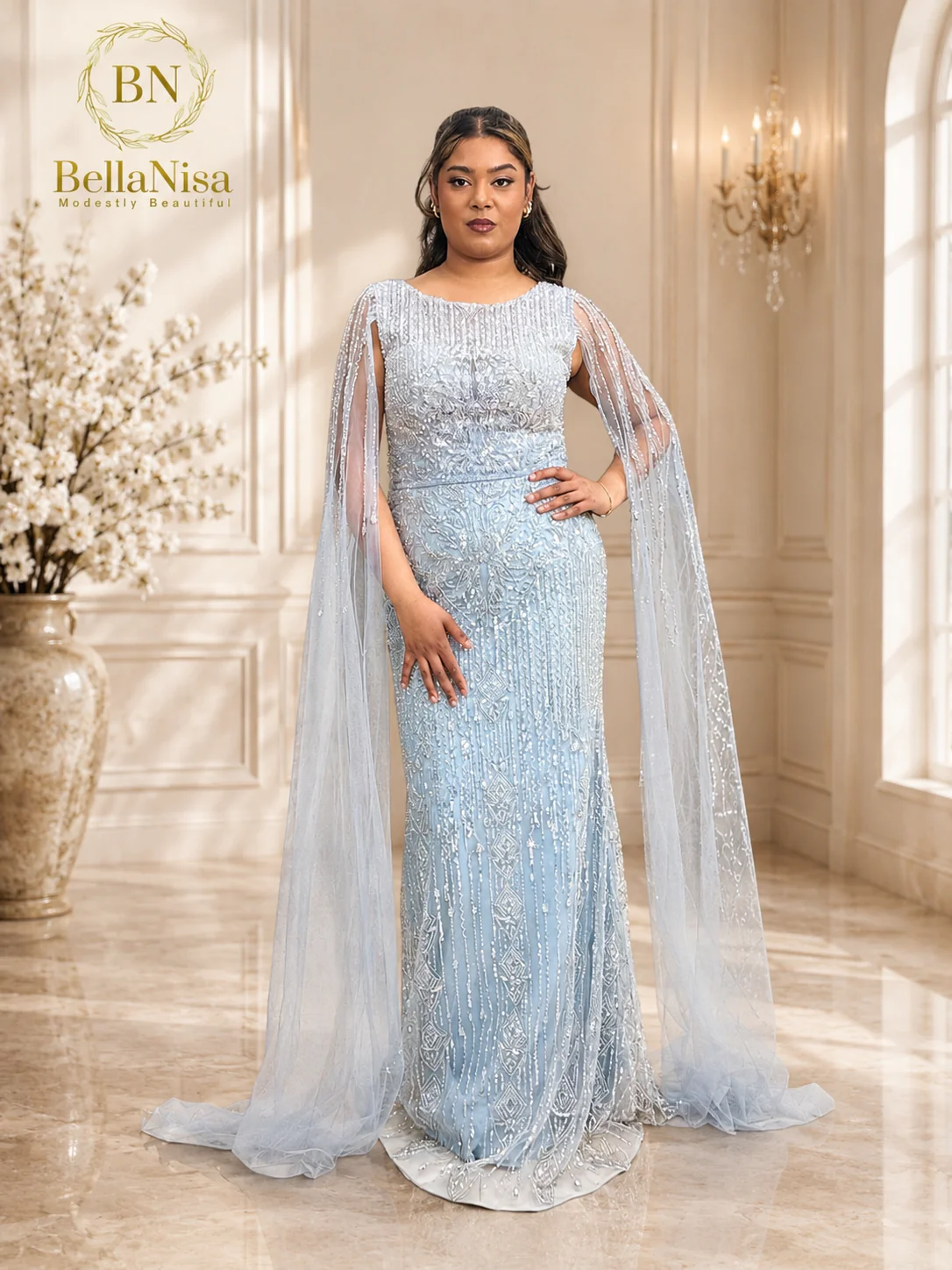Jaymaima Gown Blue