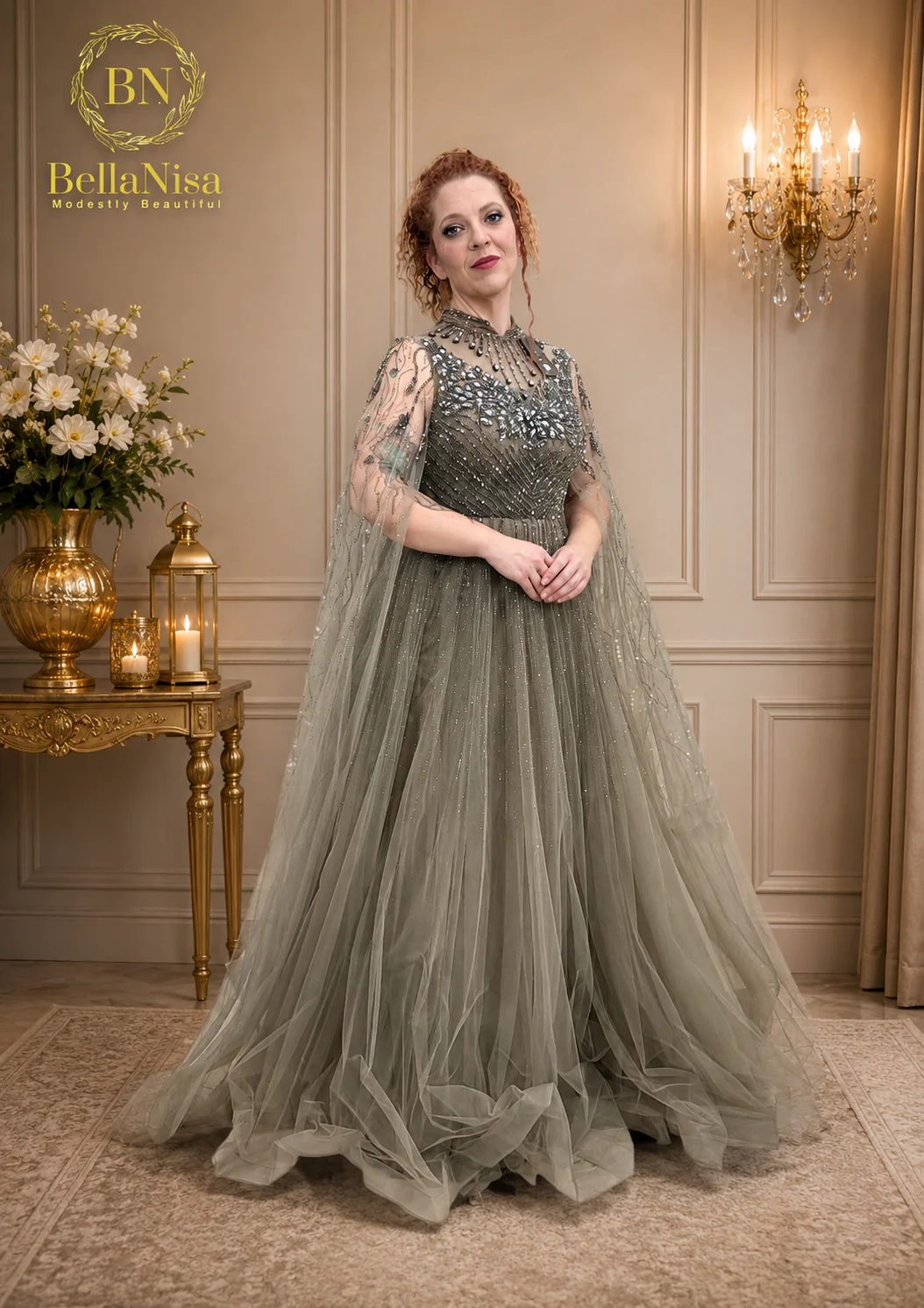 Jaymaima Gown Olive
