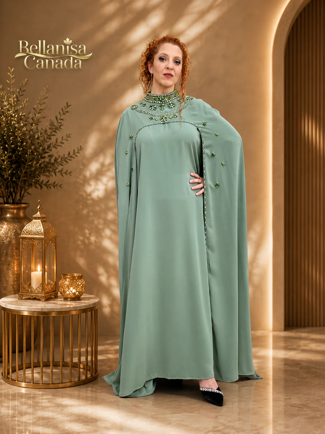 Kaftan Cape Green