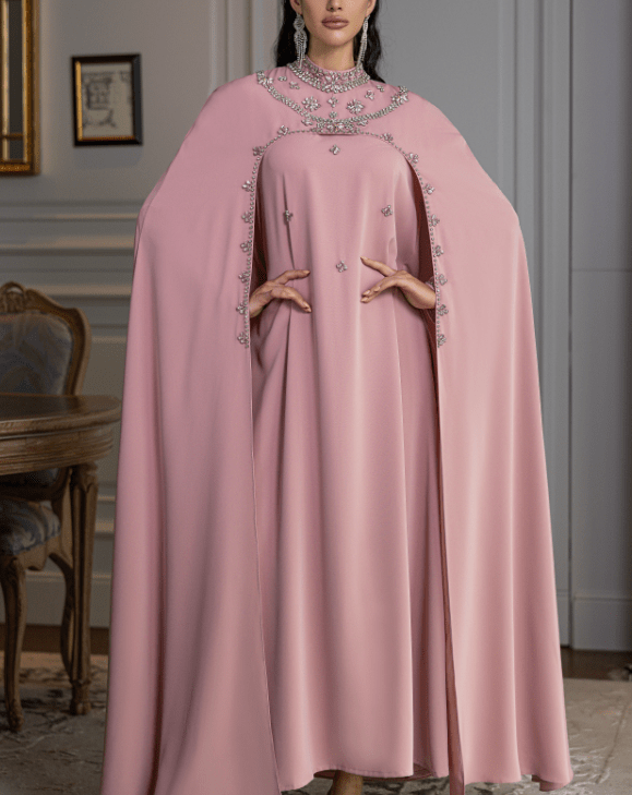 Kaftan Cape Pink