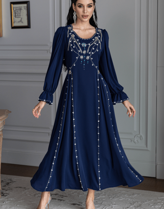 Kaftan Dress Navy