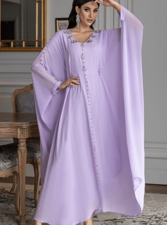 Kaftan Harir Lavender
