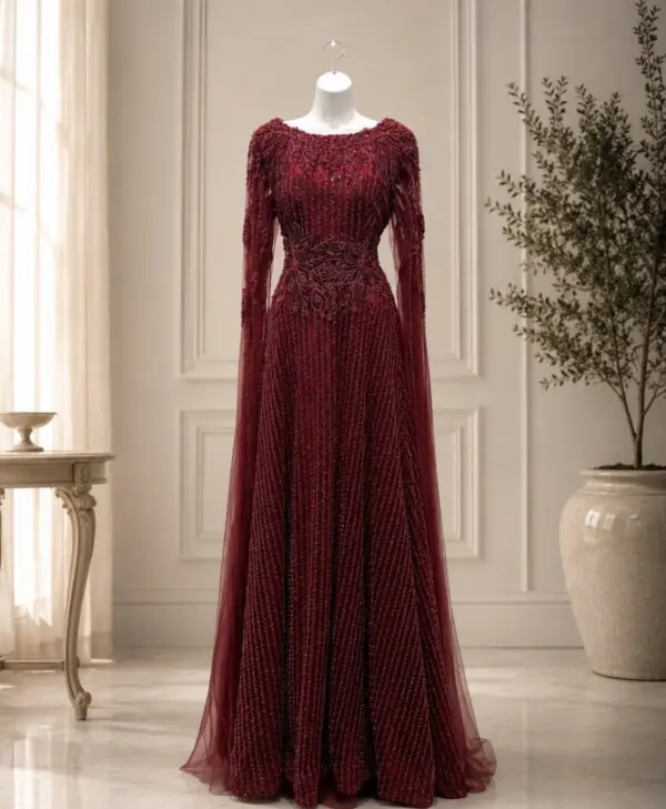 Fleur Gown Red