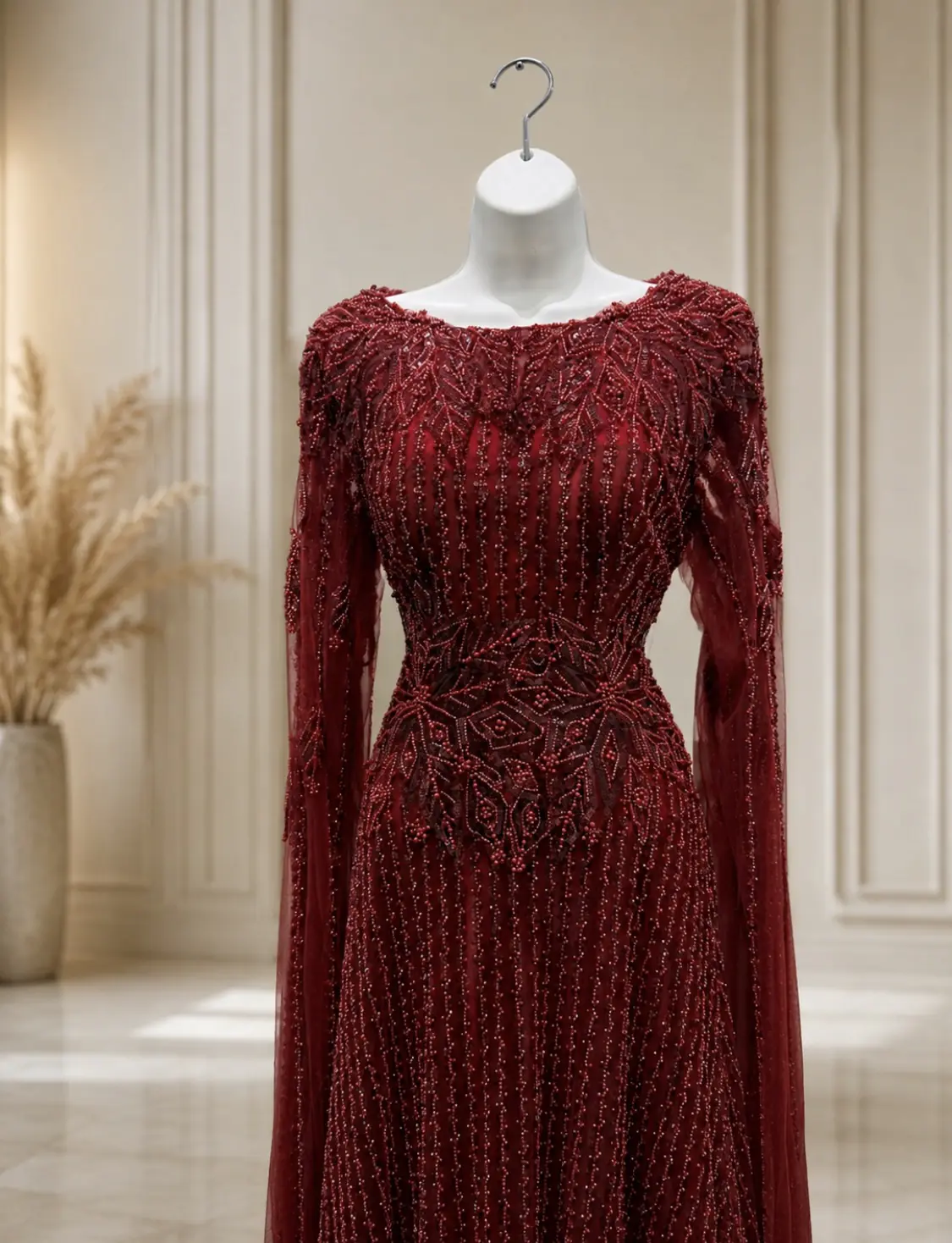 Fleur Gown Red - Image 2
