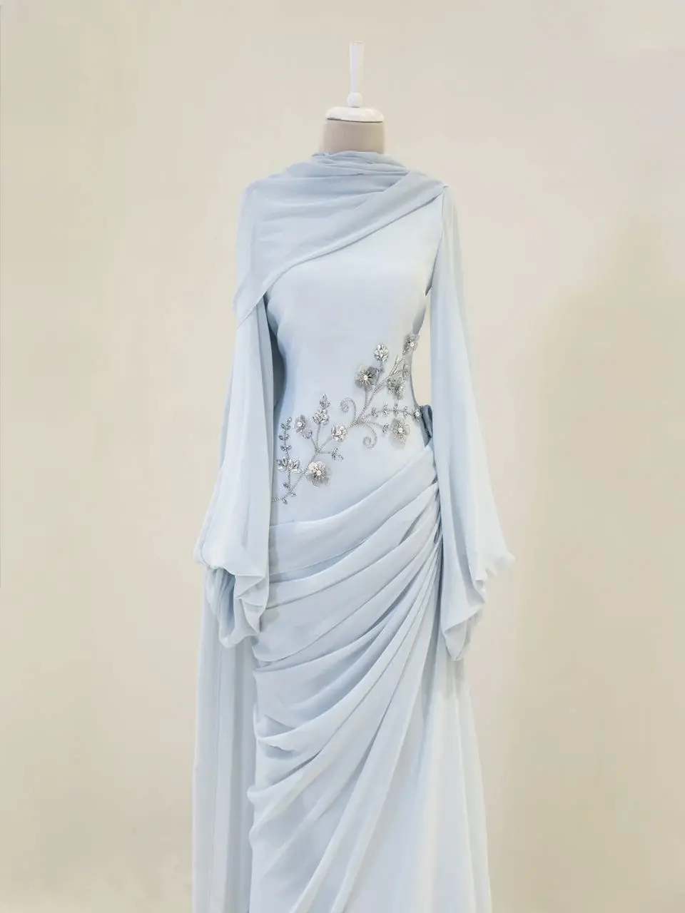 Party Dress Ice Blue - Image 2