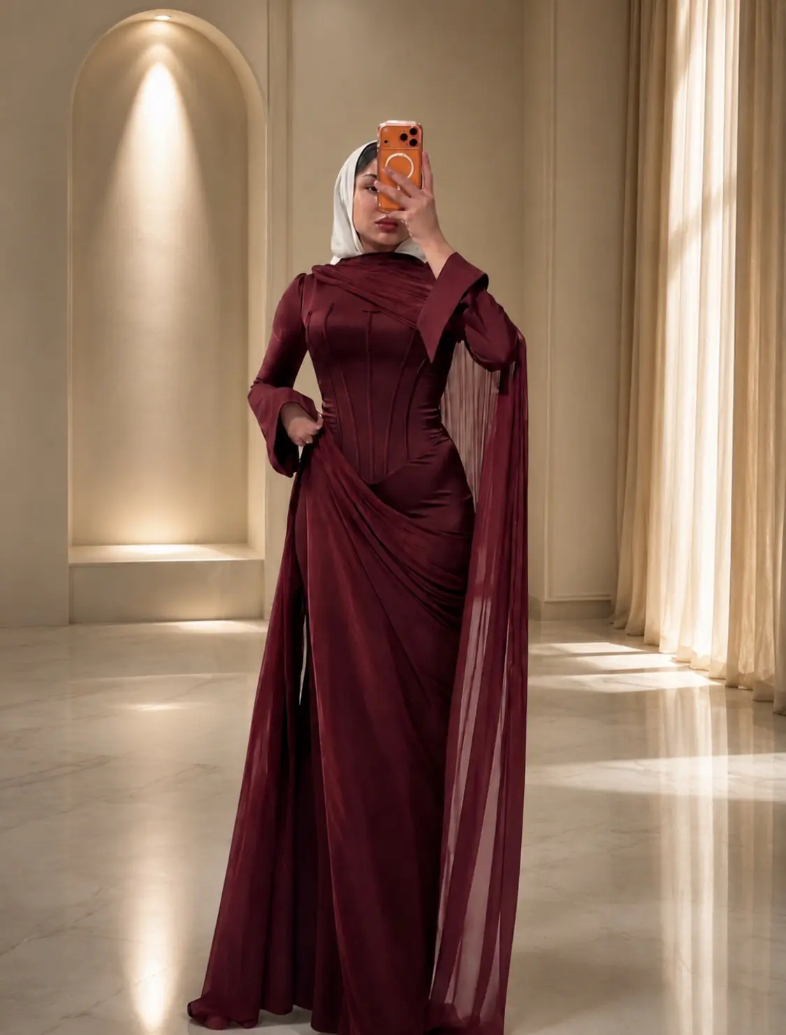 Corset Party Dress Pink Maroon