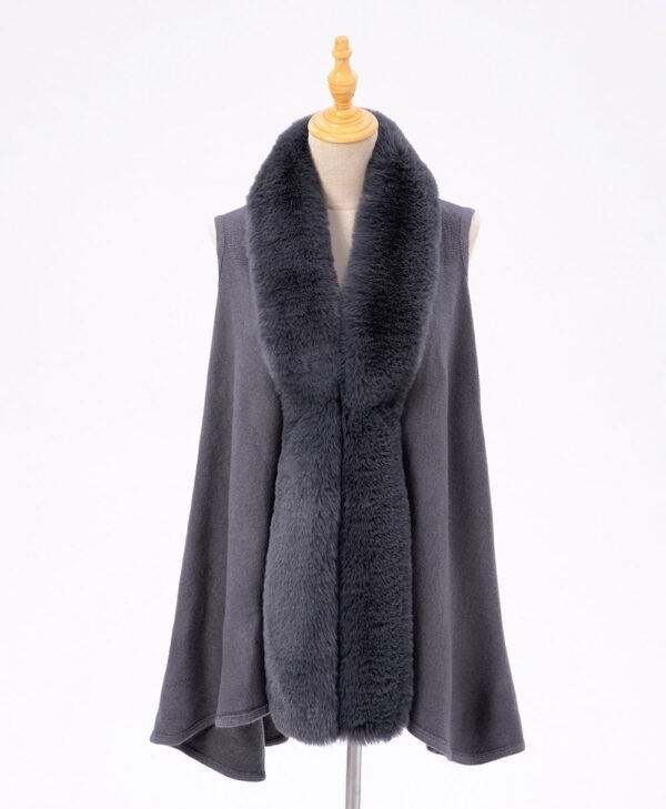Faux Fur Vest-A1