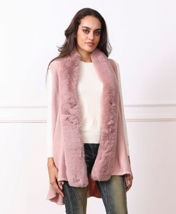 Faux Fur Vest-A7