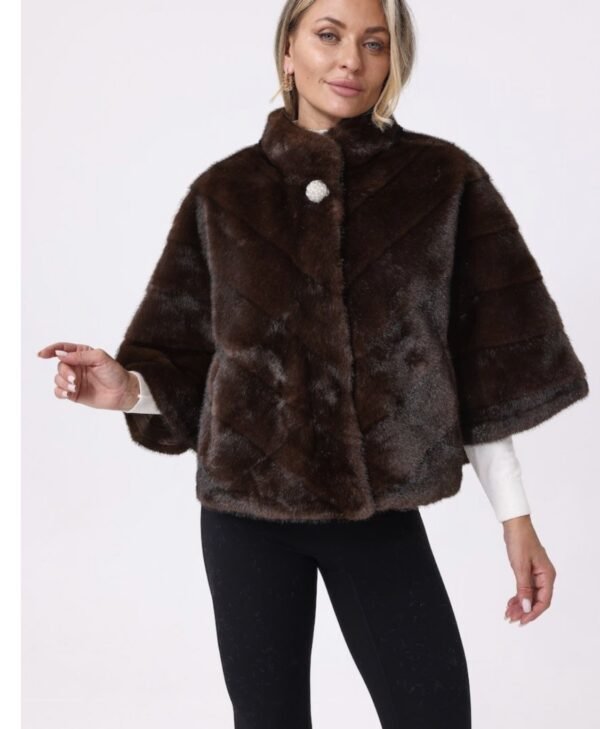 Faux Fur Cape-D2
