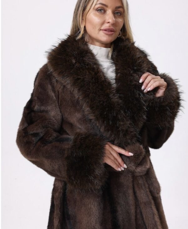 Faux Fur Cape-J1