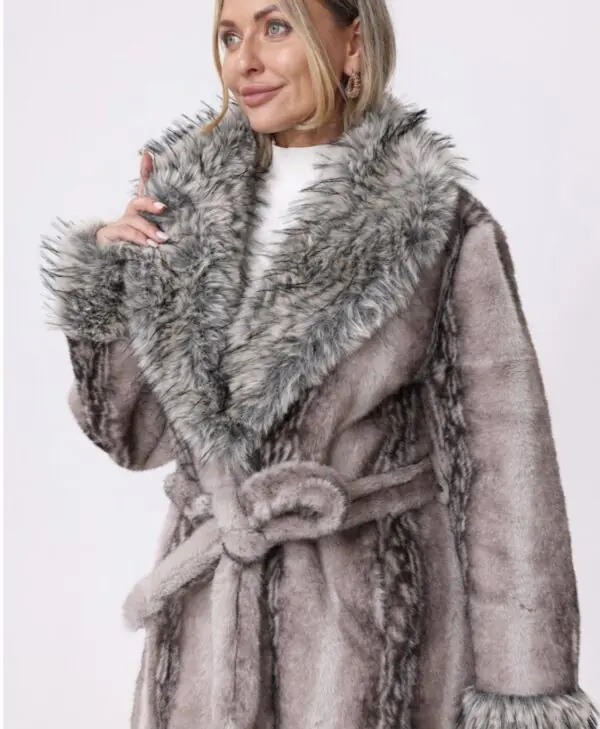 Faux Fur Cape-J2