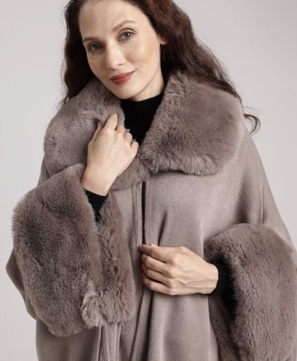 Faux Fur Cape-N4