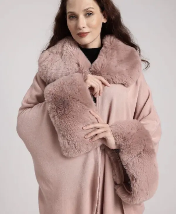 Faux Fur Cape-N3