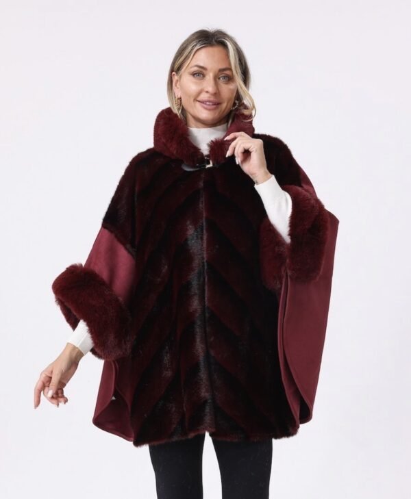 Faux Fur Cape-H3