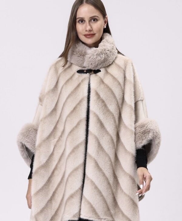 Faux Fur Cape-H2