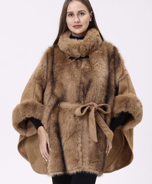 Faux Fur Cape-G8