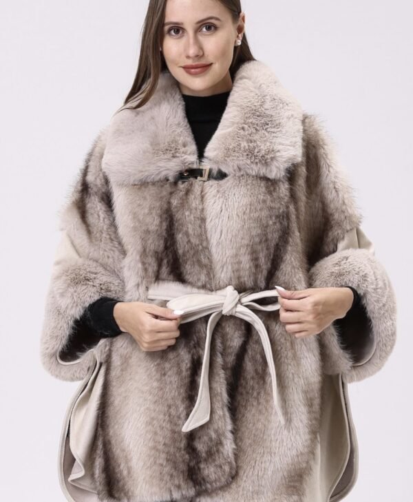 Faux Fur Cape-G7