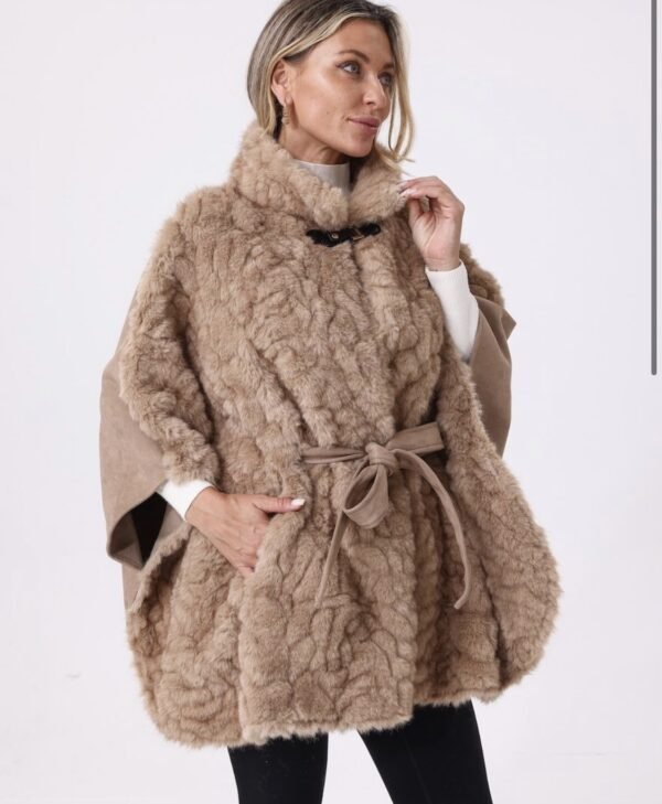 Faux Fur Cape-G5