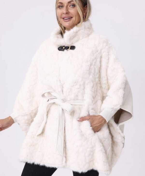 Faux Fur Cape-G4