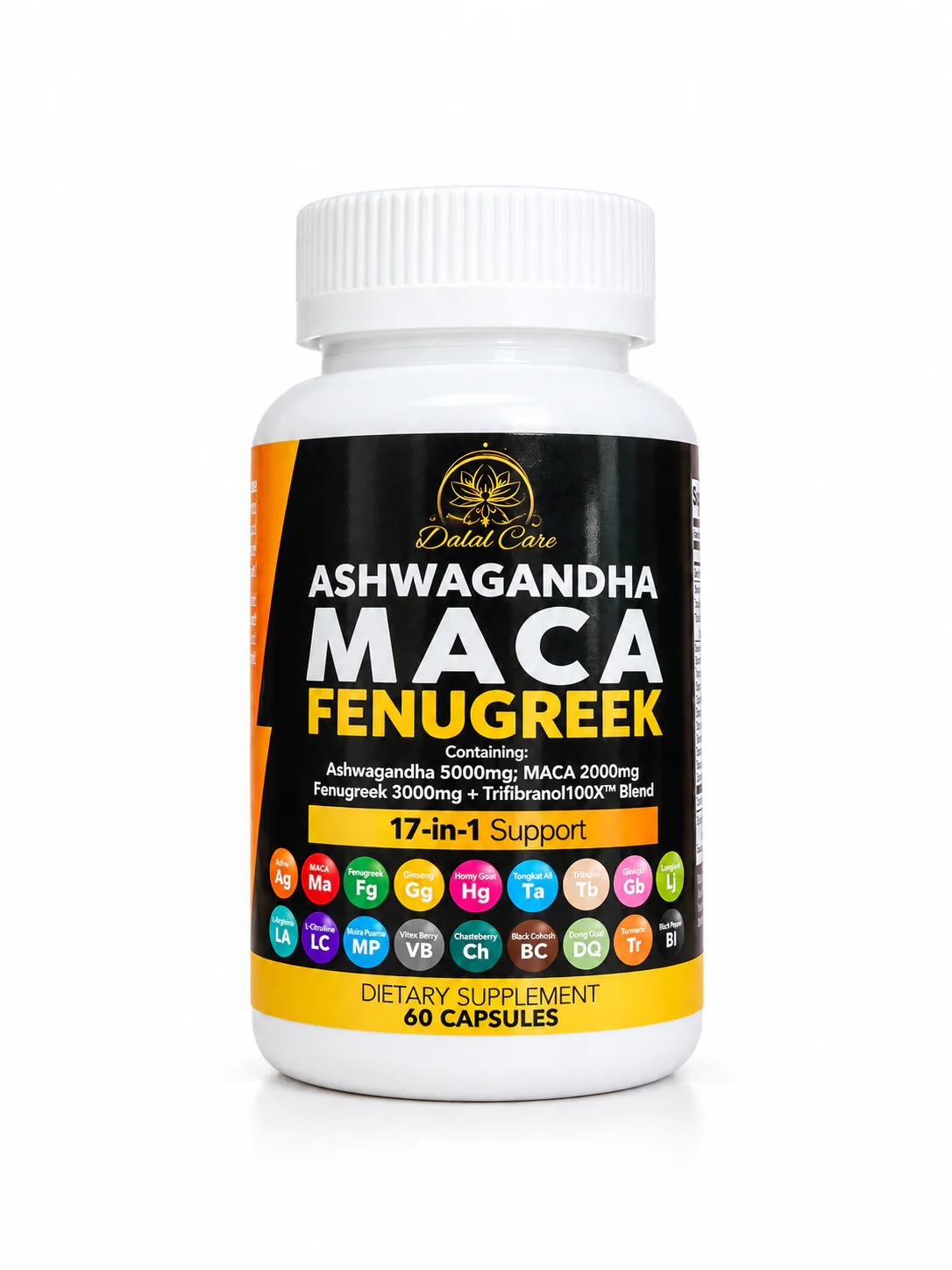 Ashwagandha Maca Root Fenugreek with Tongkat Ali