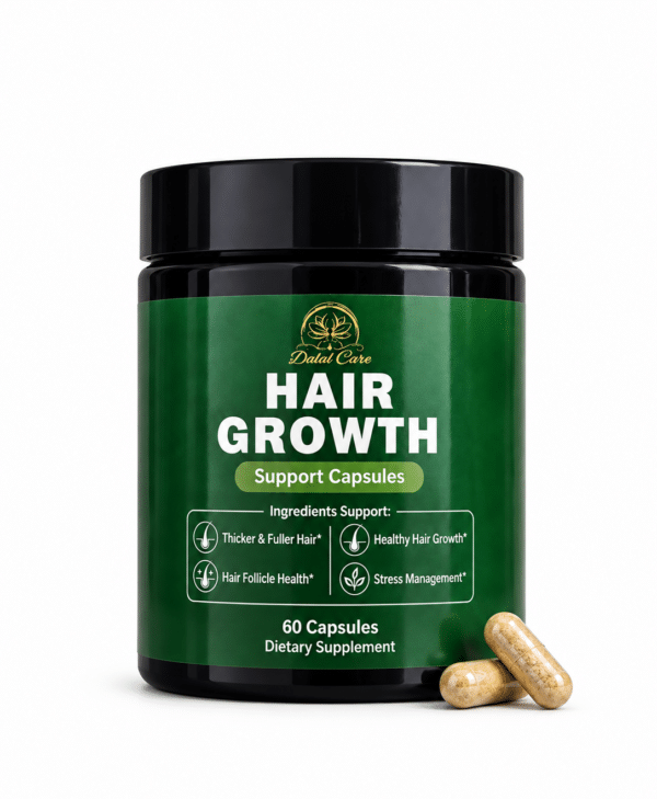 Hair Growth Vitamin Capsules with Saw Palmetto Holy Basil Leaf Extract