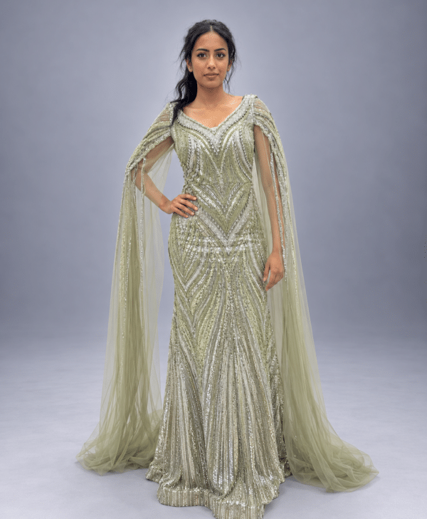 Fleur Gown Sea
