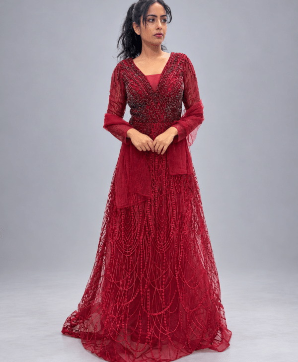 Jayhan Gown Maroon