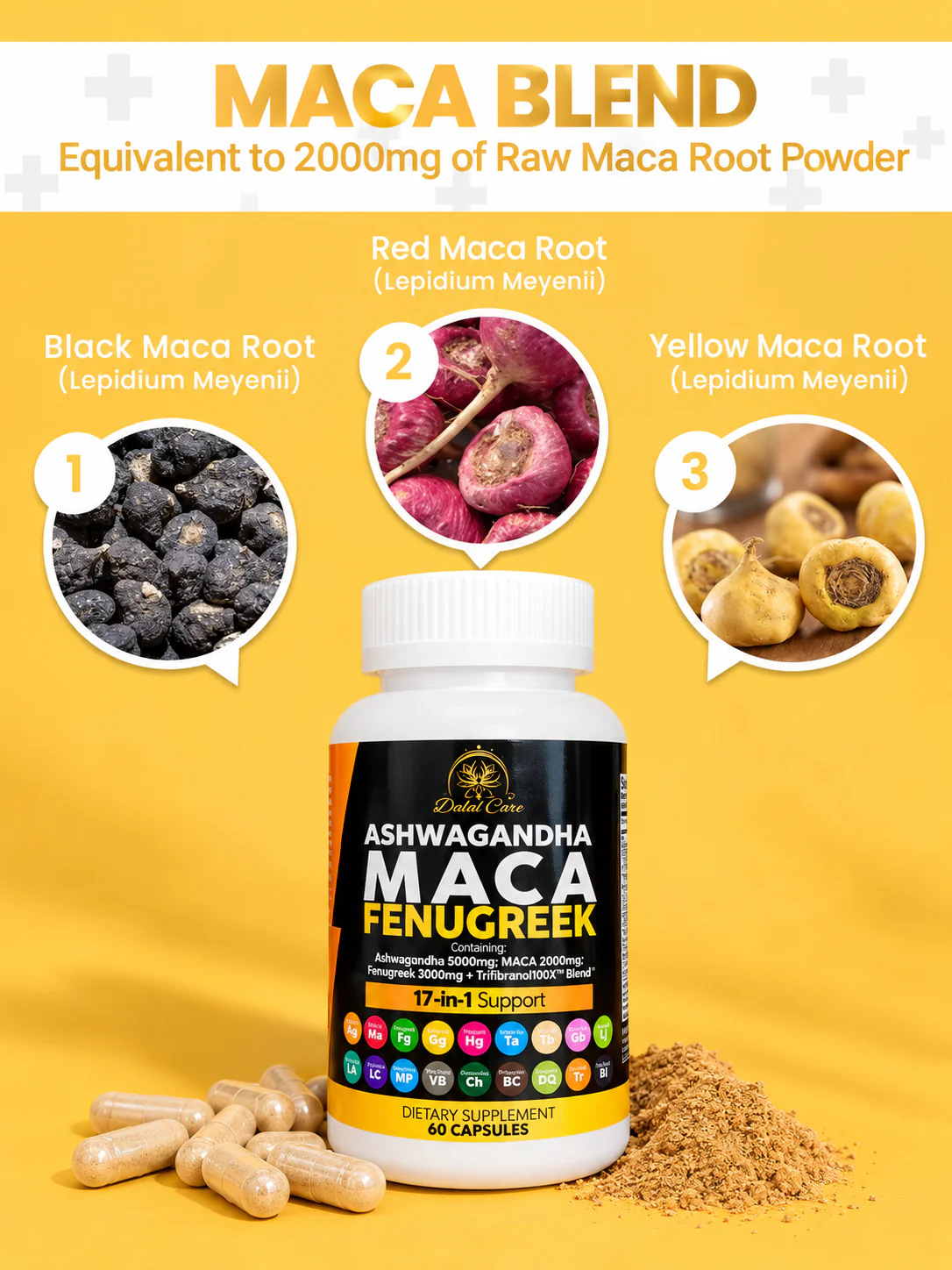 Ashwagandha Maca Root Fenugreek with Tongkat Ali - Image 4