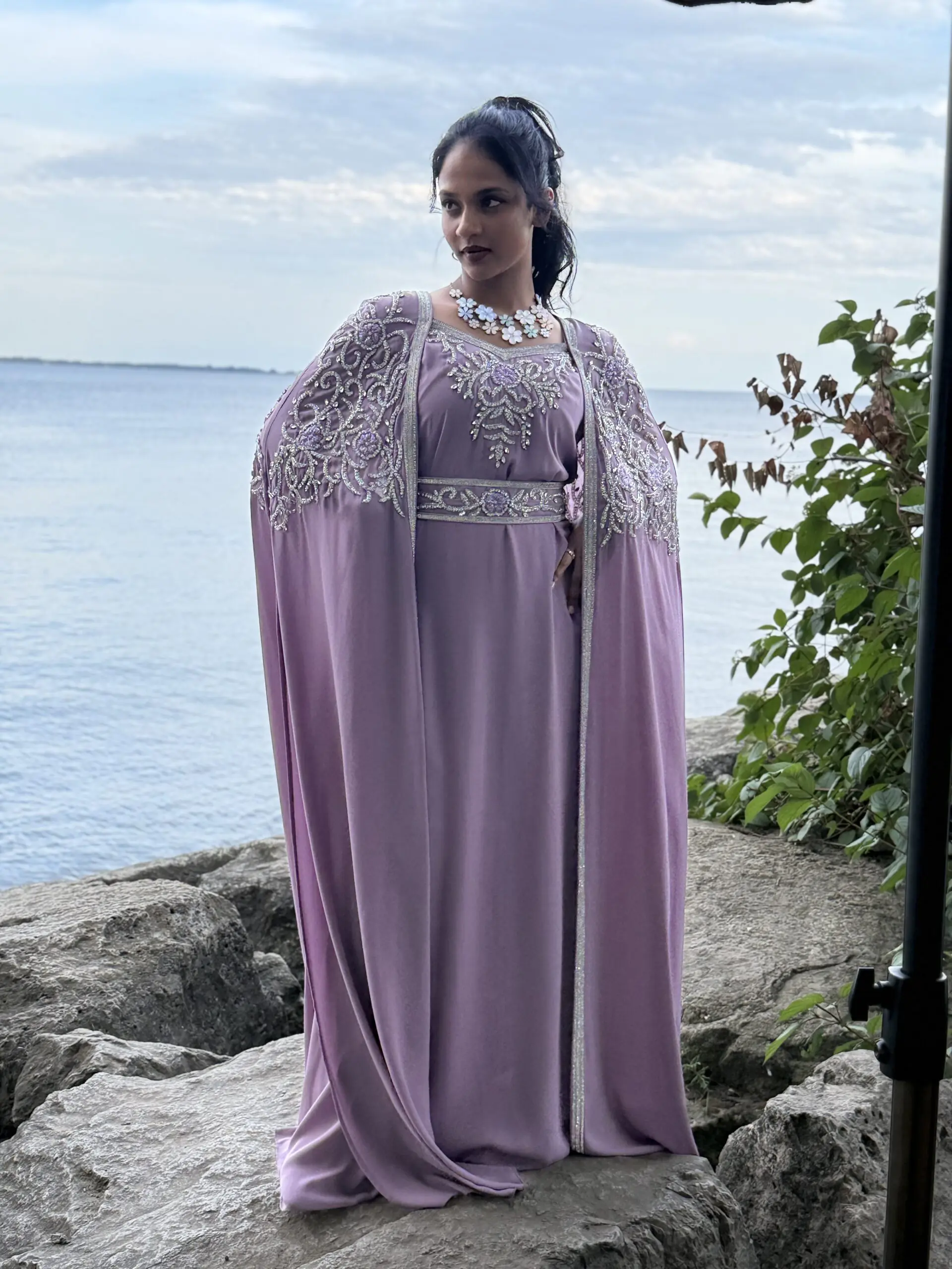 Morrocan Kaftan One Piece Purple