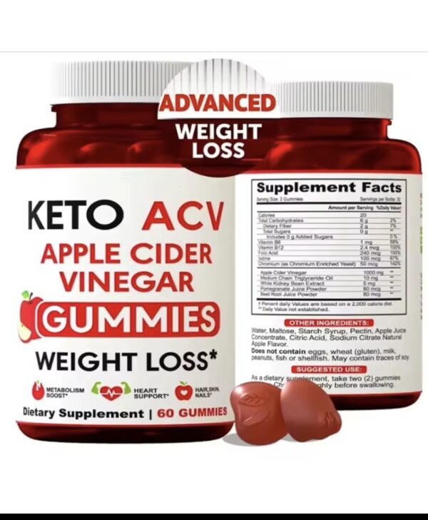 Keto + ACV Apple Cider Gummies