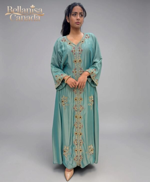 Haniya Kaftan Sea Green