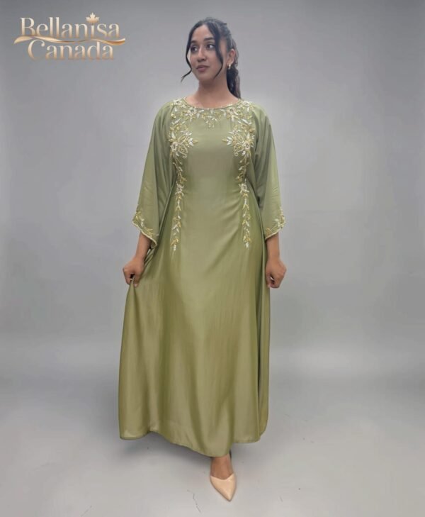 Aya Kaftan Khaki