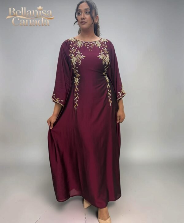 Aya Kaftan Plum